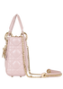 Iridescent Mini Lady Dior, bottom view